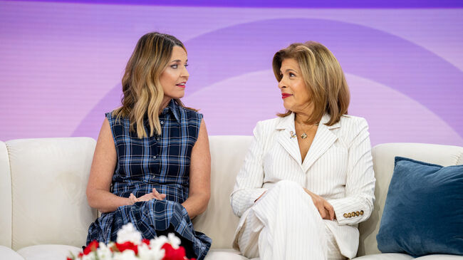 Hoda Kotb consoles Savannah Guthrie during 'Today Show' reunion