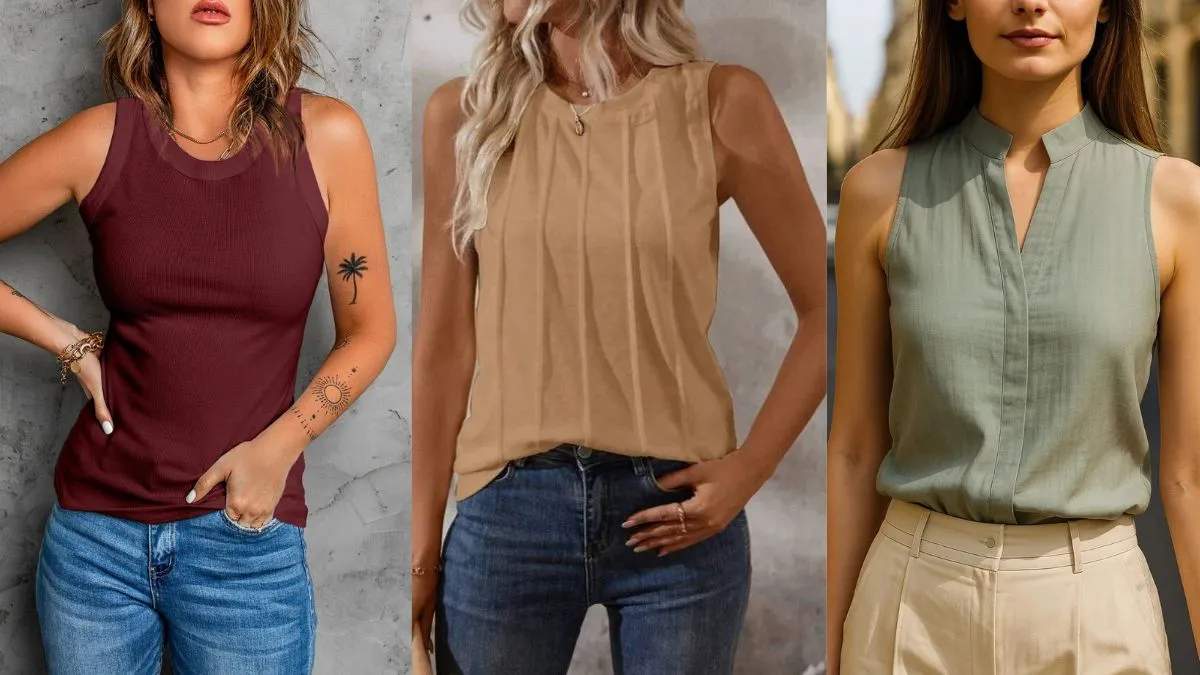 5 sleeveless tops for college girls to stay comfortable in summer 2026