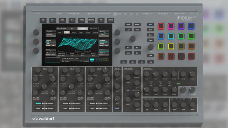 Waldorf upgrades its Iridium Desktop synth with a little help from ...