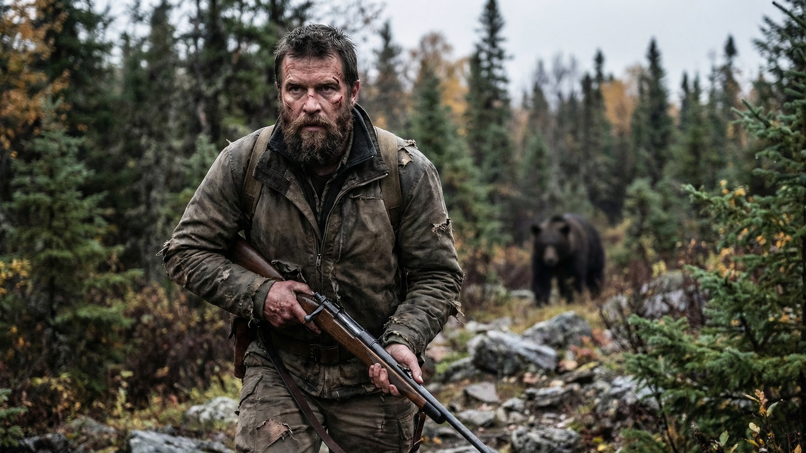 Mauled by a grizzly, left for dead – he came back for them