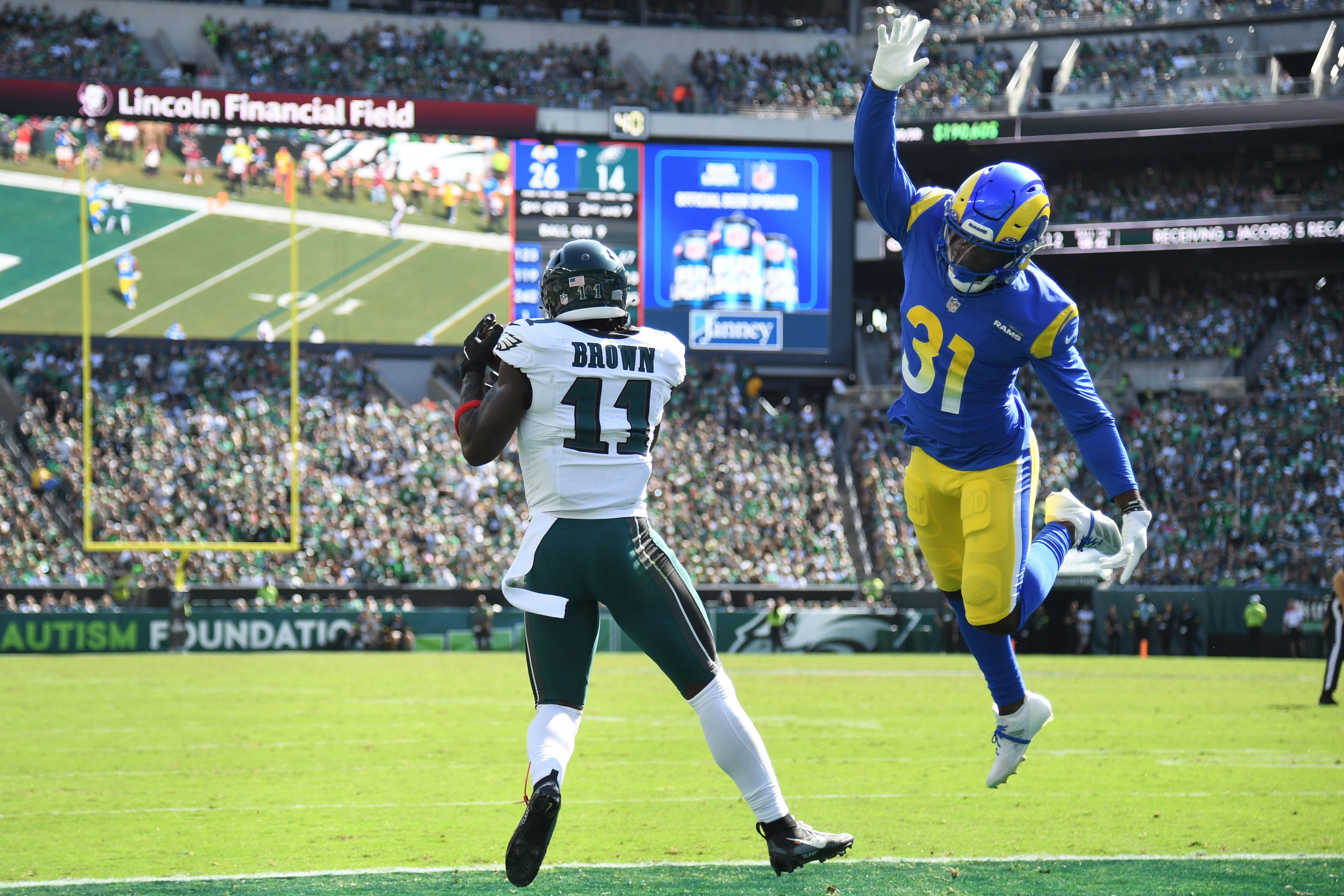 Report: Rams discussed trade for AJ Brown