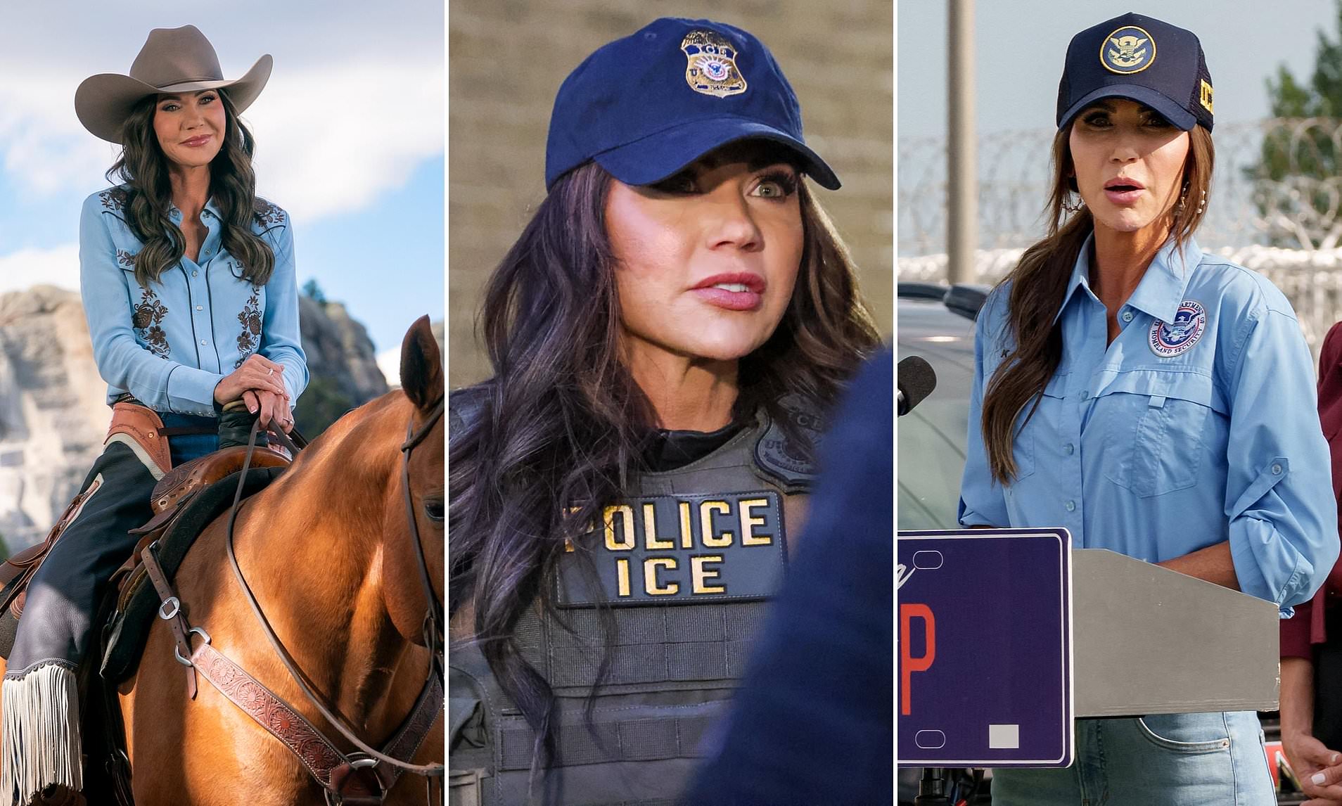 All of 'ICE Barbie' Kristi Noem's most embarrassing outfits