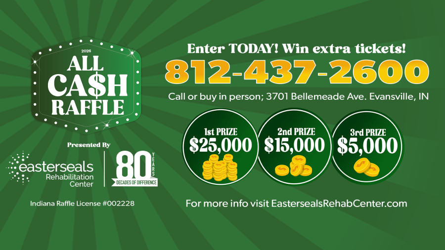 Deadline approaches for Easterseals all ca$h raffle
