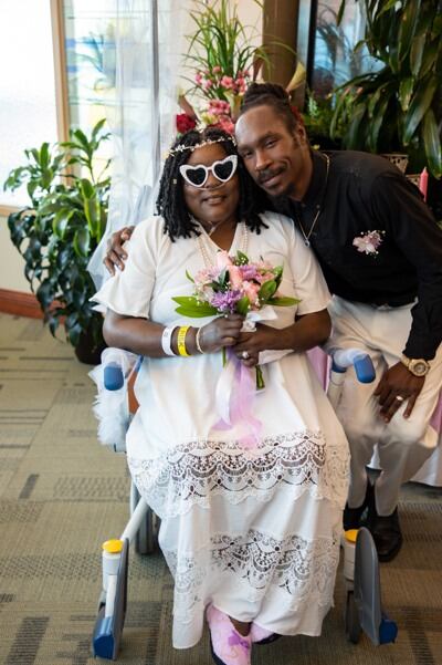 Here comes the bride: Couple marries at Sentara RMH