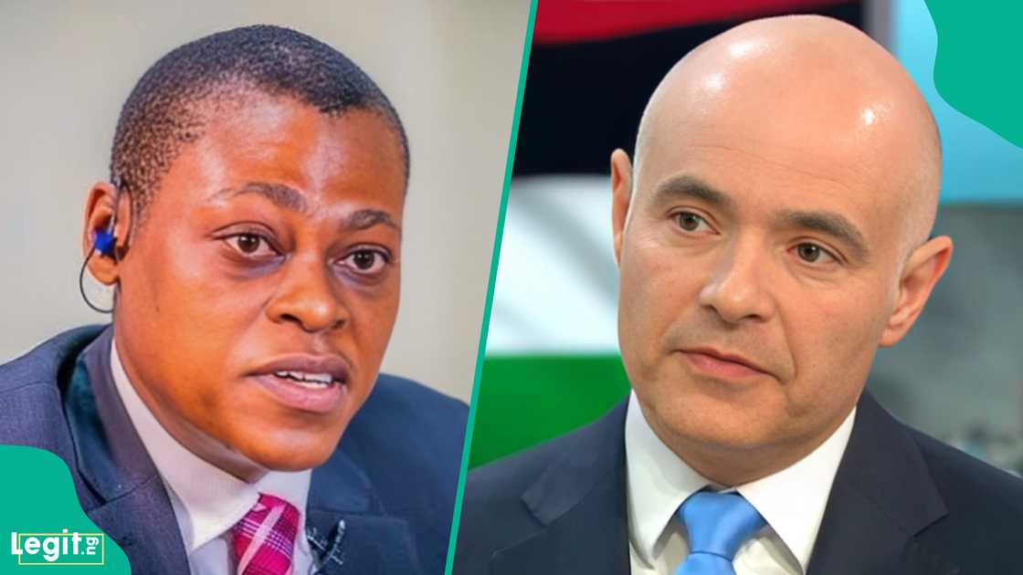 Heated moment between Rufai Oseni and Israeli ambassador Michael ...