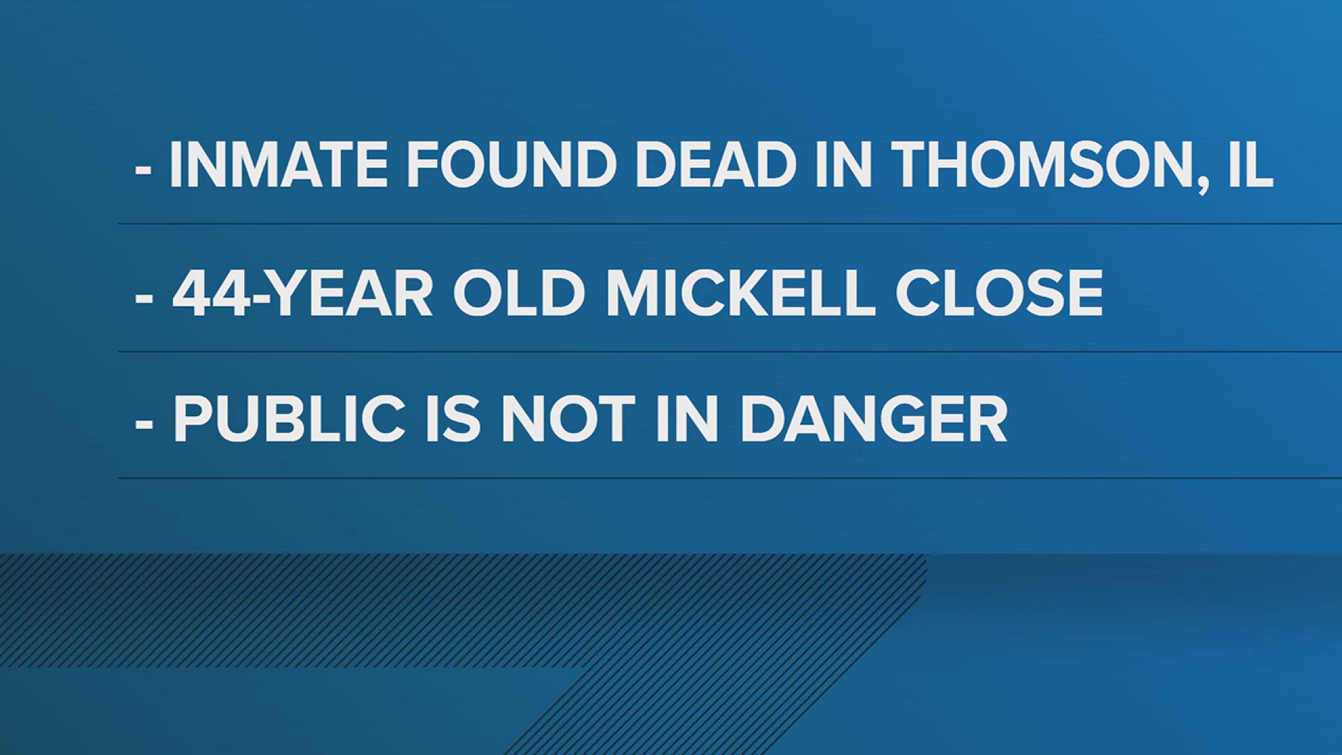 Inmate found unresponsive at FCI Thomson, pronounced dead at hospital