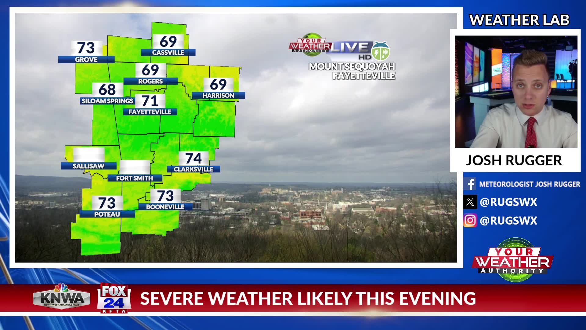 Josh Rugger 10:45 AM update (3/6/26) - Severe weather remains likely ...