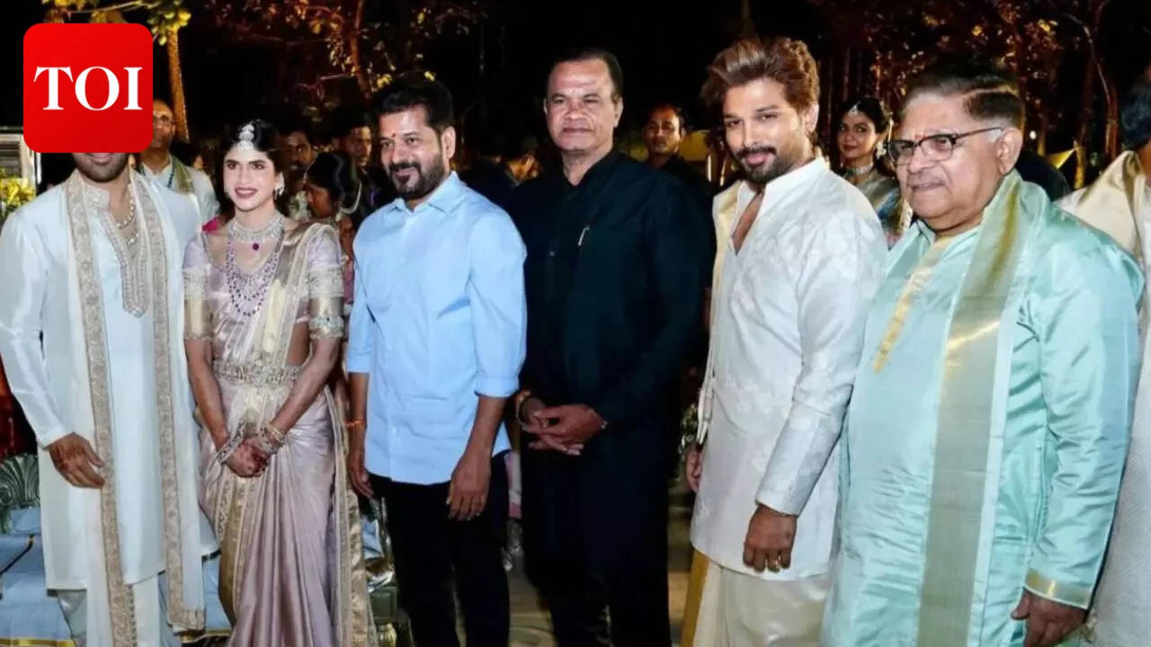 Allu Sirish marries Nayanika Reddy in Hyderabad; Telangana CM Revanth ...