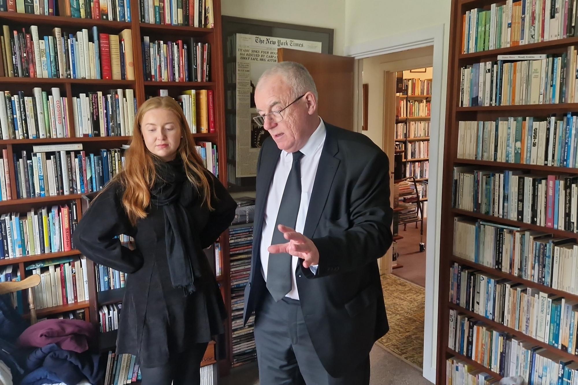 Popular history teacher's vast book collection to be sold off for ...