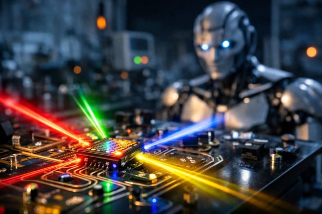 Robot che imparano con la luce: il nuovo chip sfida le GPU