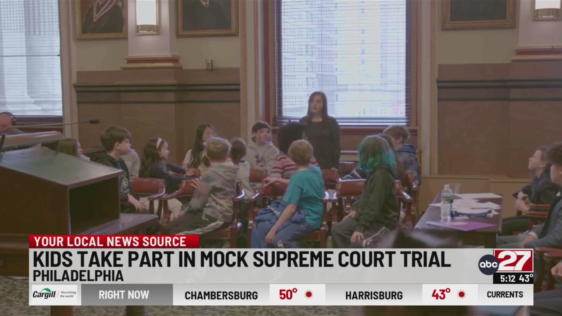 Students get first-hand experience in mock trial before Pennsylvania ...