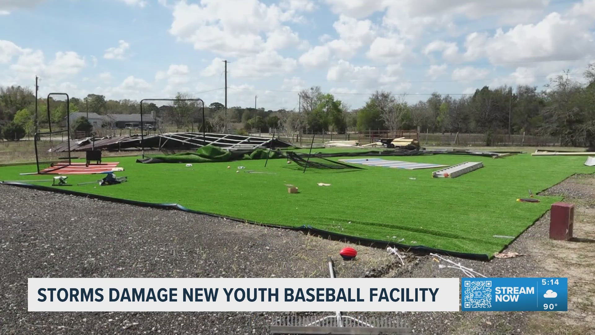 Thunderstorms damage new Pasco youth baseball facility days before ...