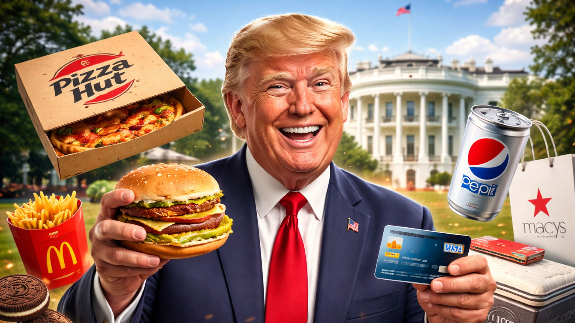 Before the presidency, Donald Trump’s strange history of selling Pizza ...