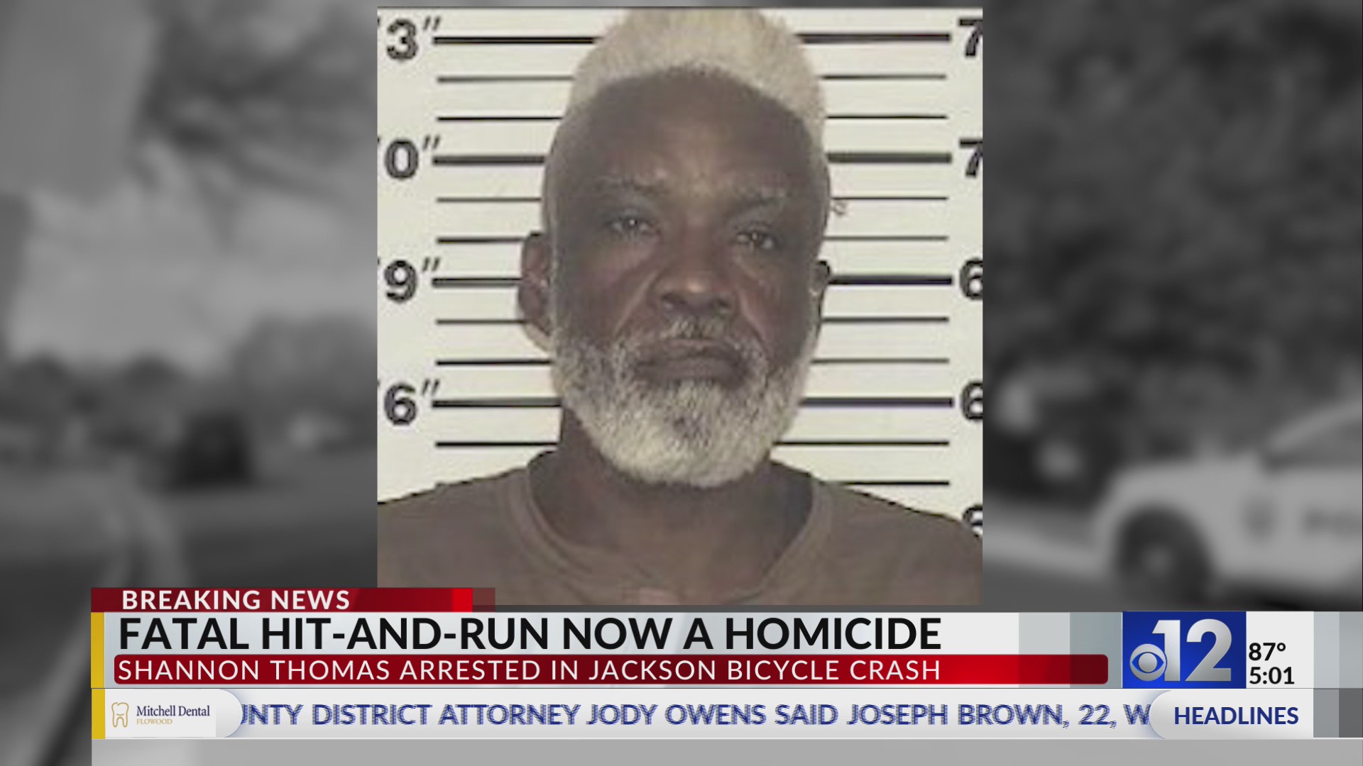 Man arrested for fatal hit-and-run of bicyclist in Jackson