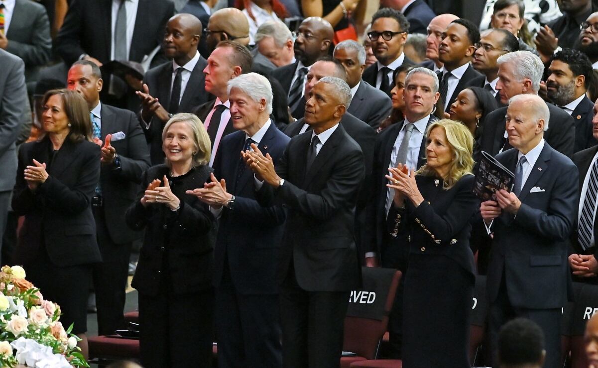 Expresidentes de EU se reúnen en el homenaje a Jesse Jackson; "dio un paso  adelante una y otra vez", comparte Barack Obama