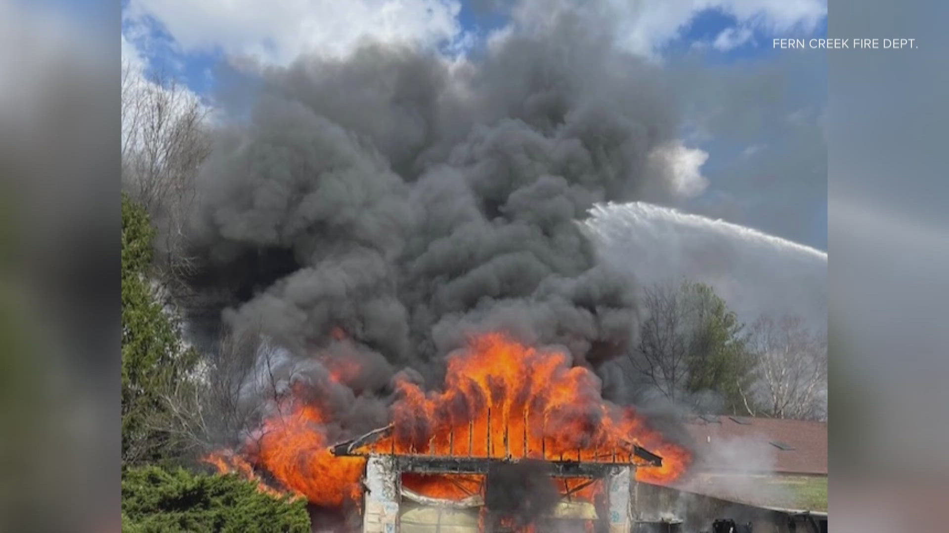 Person hospitalized after house fire in Cedar Creek