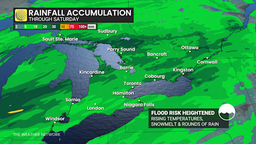 Severe storm and flood risks are making this a wet weekend for Ontario