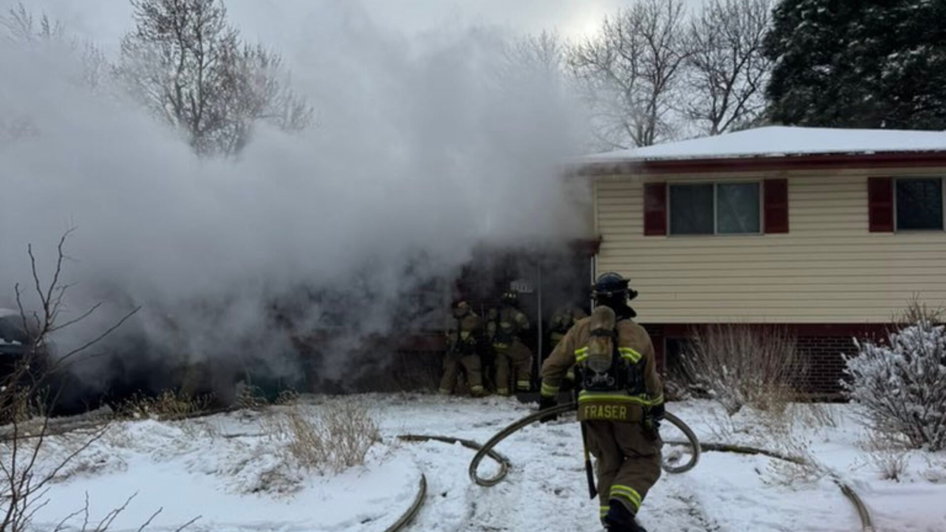 Dog rescued from house fire in Colorado Springs