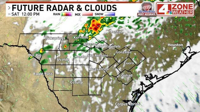 Severe weather threat as cold front pushes into region