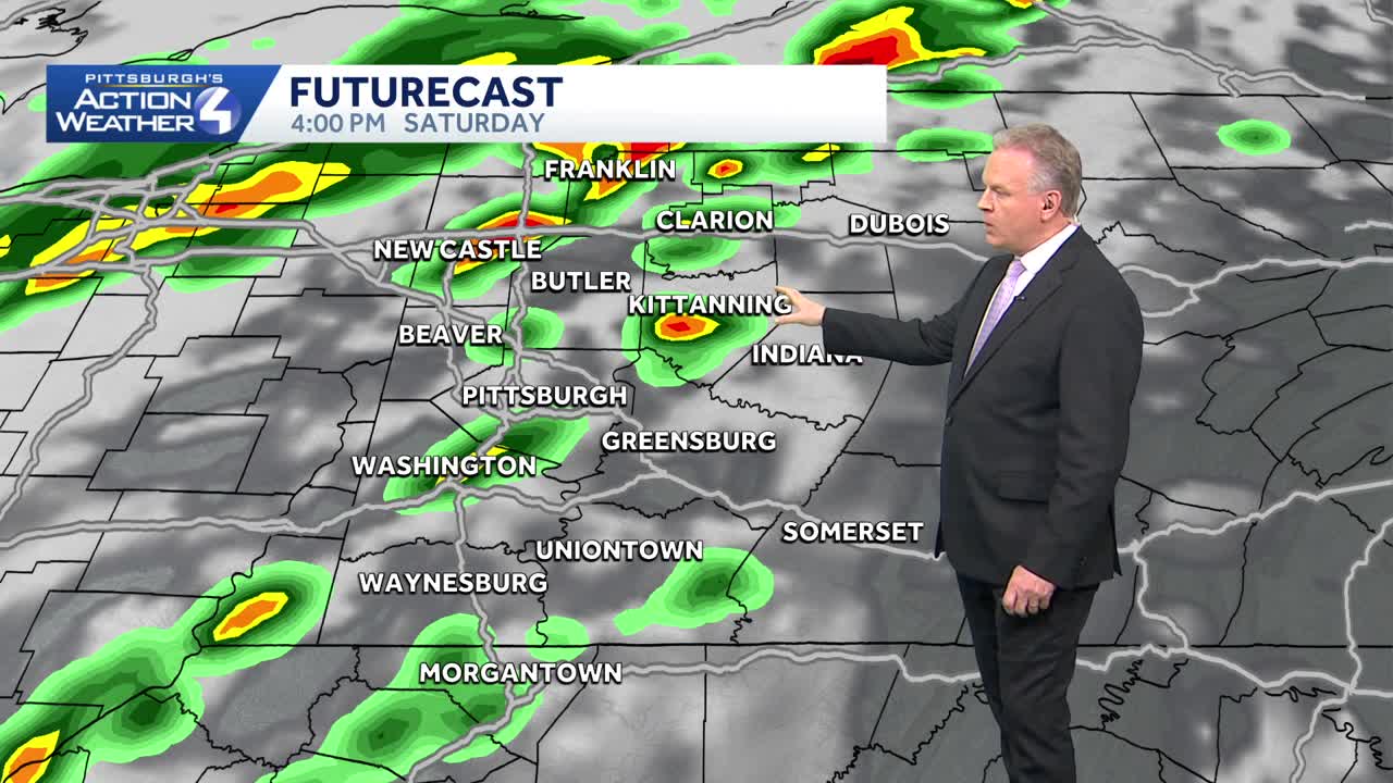 Severe weather alert day Saturday: Thunderstorms in Pennsylvania