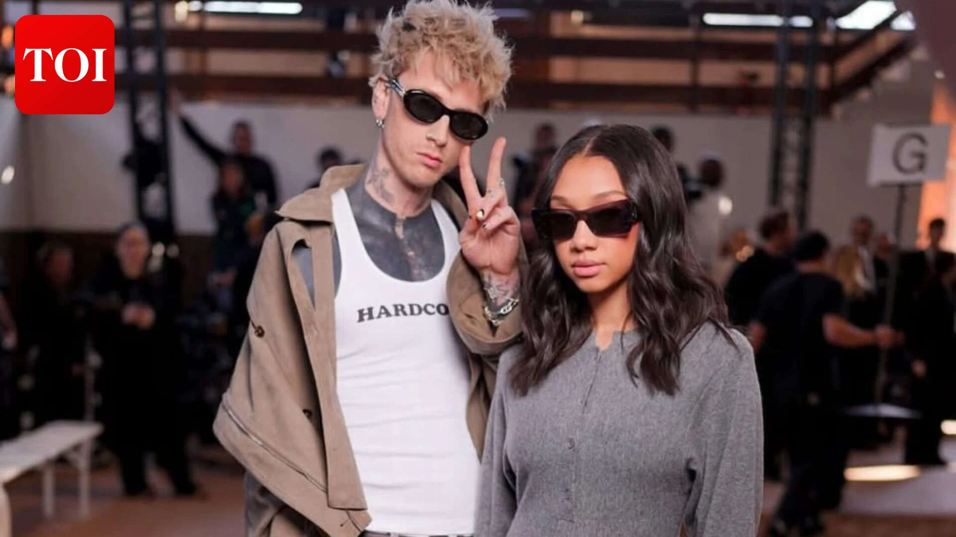 Machine Gun Kelly reacts to photographers mistaking his daughter for ex ...