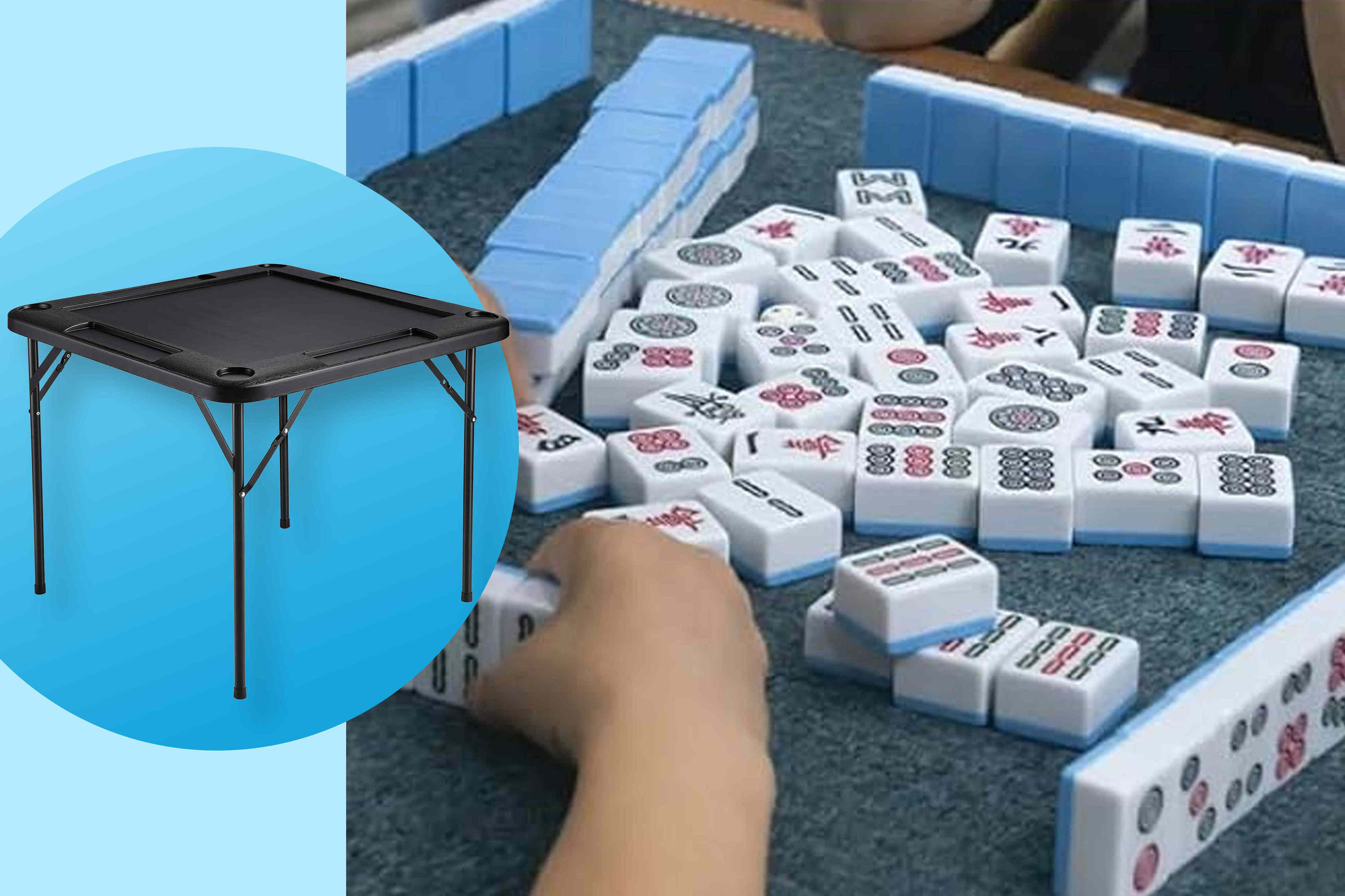 This 'easy to fold and store' mahjong table is a lucky find for the ...