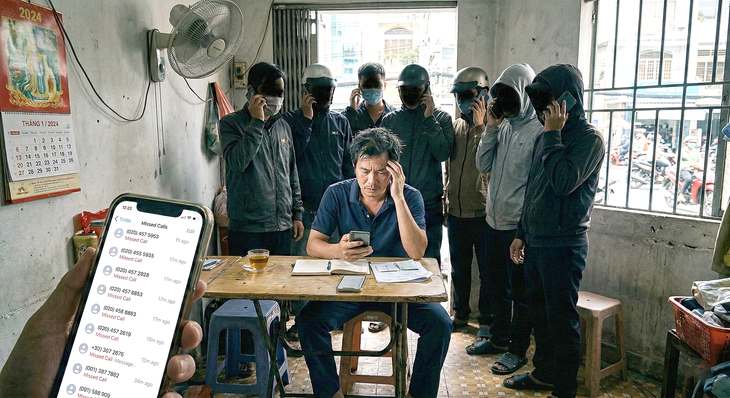 Bỗng dưng bị đòi nợ kiểu khủng bố