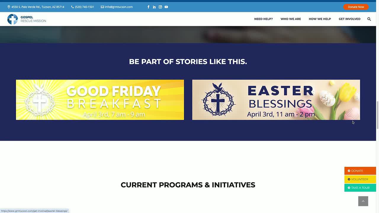 Tucson now: Gospel Rescue Mission prepares for Easter celebration
