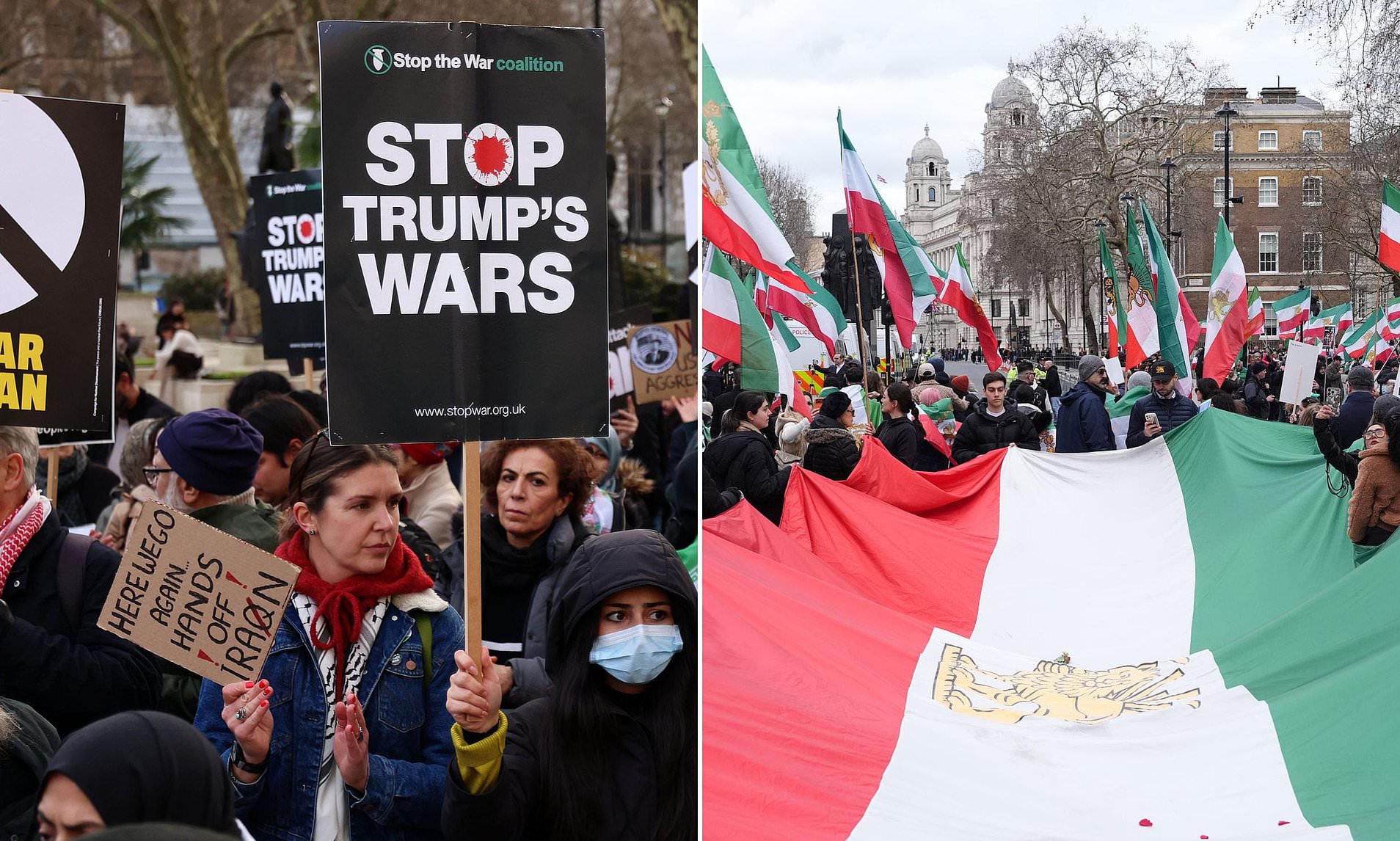 Police brace for protests outside US and Iranian embassies as Middle ...