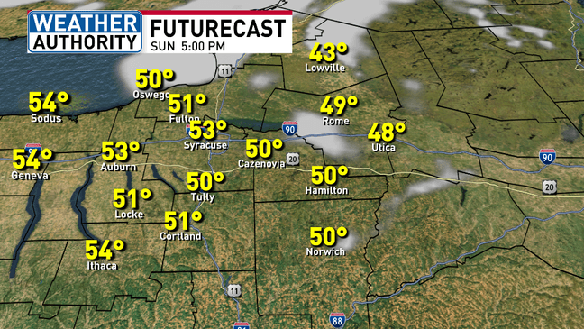 Warmer and windy Saturday with a few strong or severe storms possible late