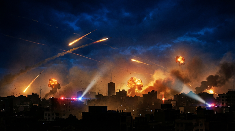 Day 7 dawns with fire: Israel launches ‘broad-scale’ overnight assault ...