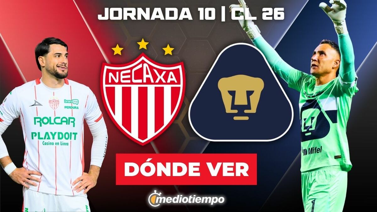 Necaxa vs Pumas en vivo. Juego jornada 10 Clausura 2026 hoy
