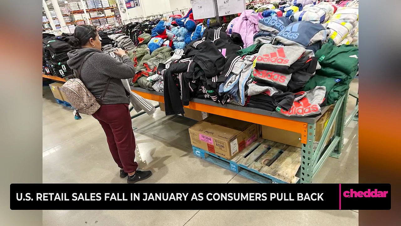 US retail sales fall in January as consumers pull back