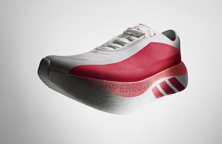 The Adidas Hyperboost Edge running shoe releases this month