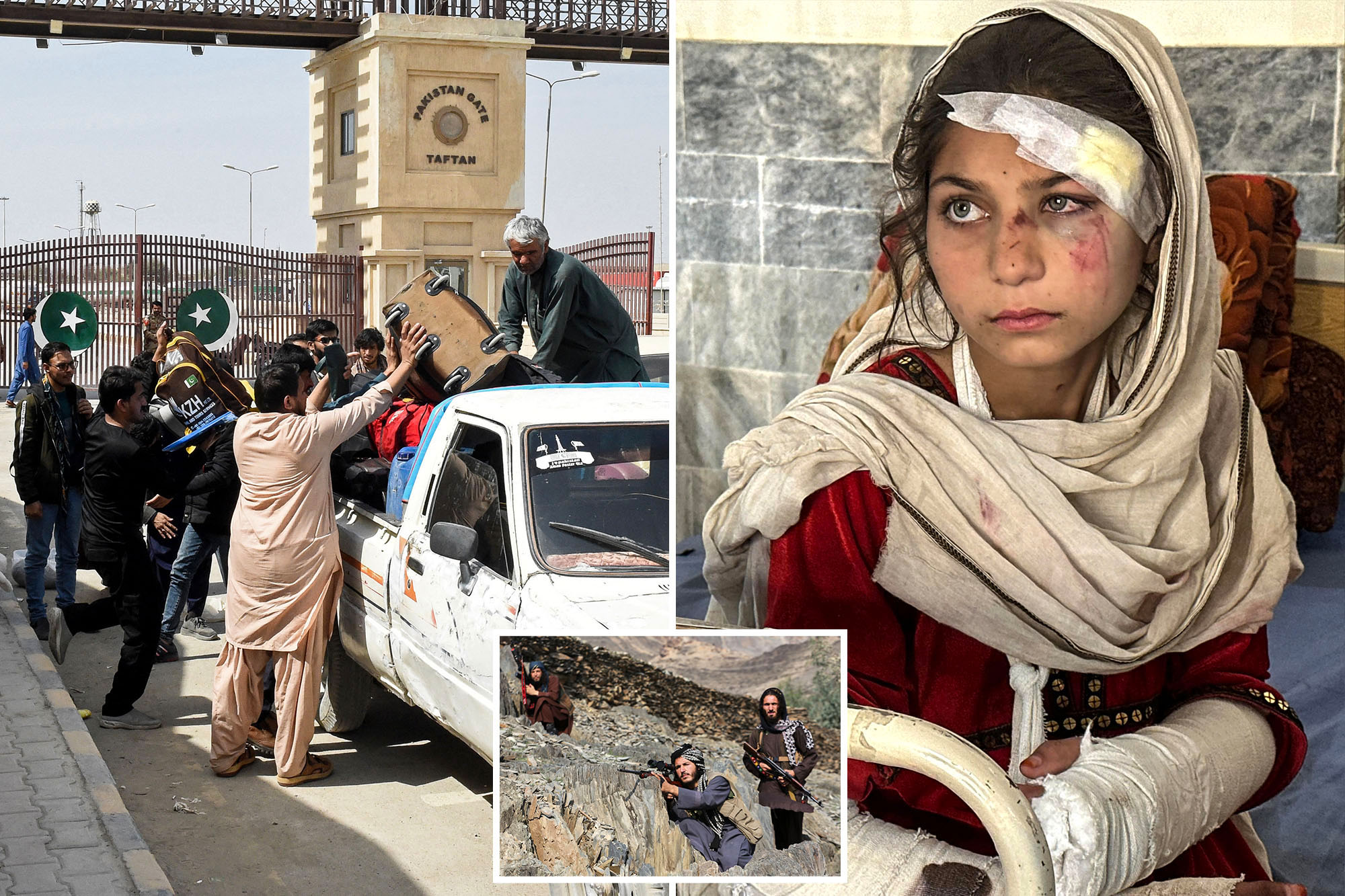 Pakistani, Afghan border forces exchange fire as UN says war displaces ...