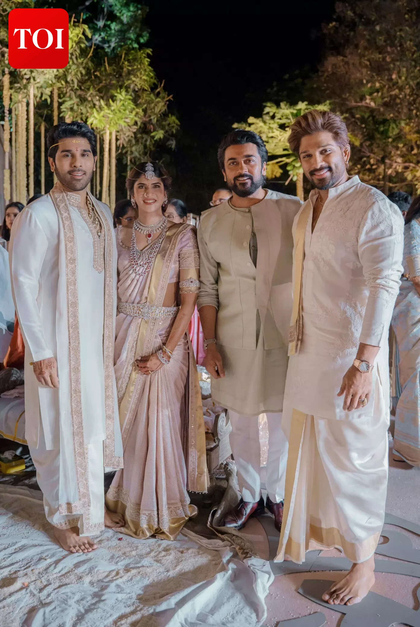 Allu Sirish marries Nayanika Reddy in Hyderabad; Telangana CM Revanth ...