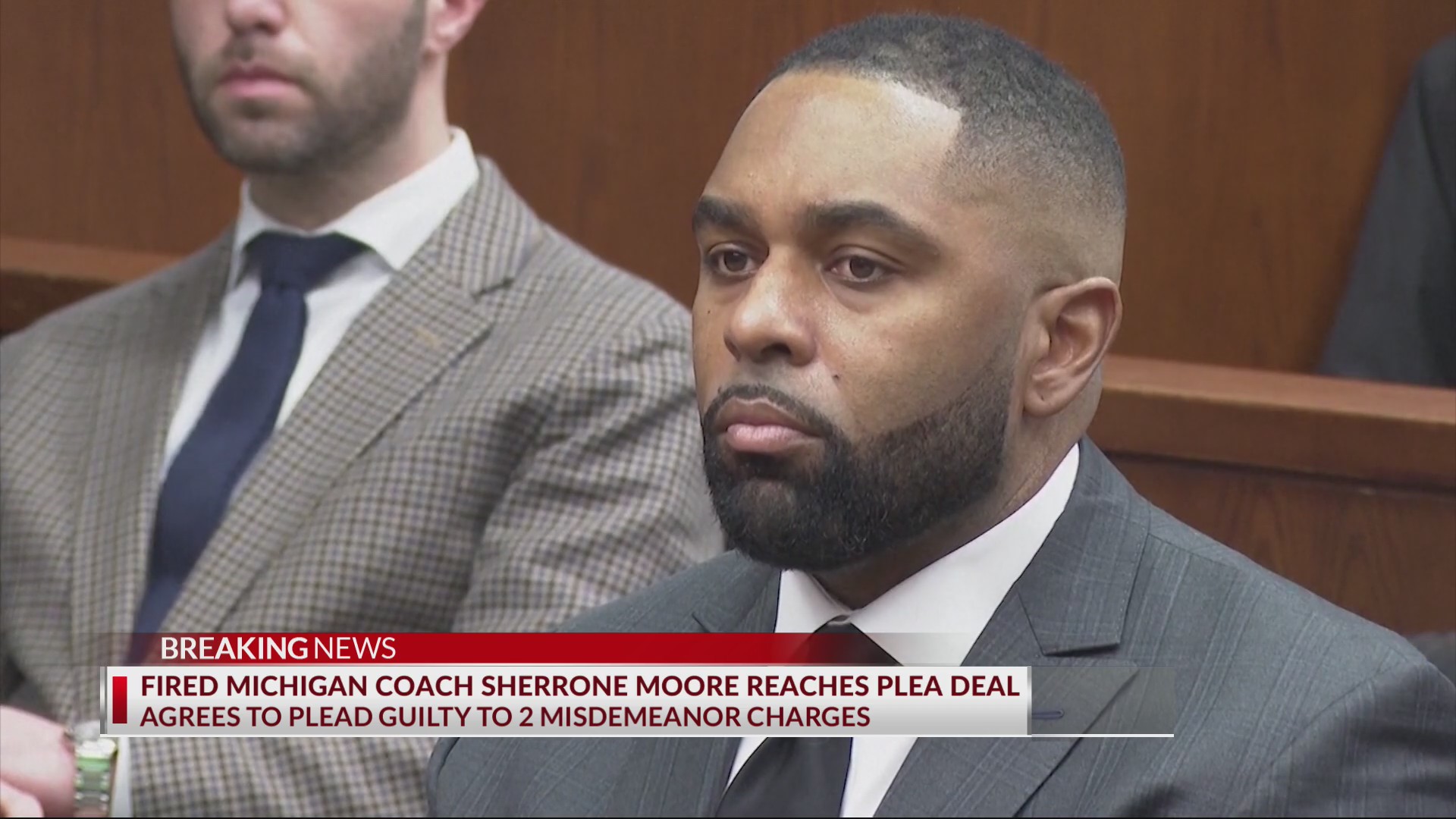 Fired Michigan football coach Sherrone Moore reaches plea deal to ...
