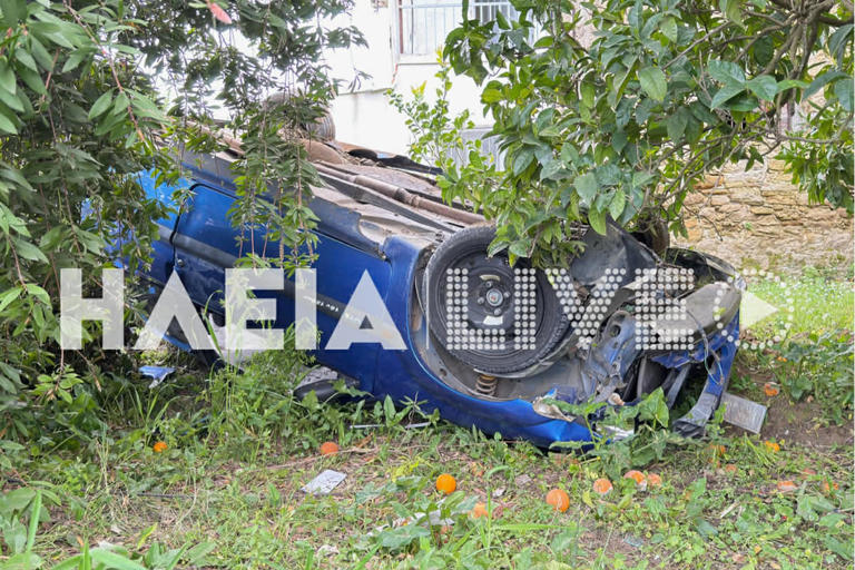 Δύο τραυματίες έπειτα από καταδίωξη στην Ηλεία – Προσπάθησαν ξεφύγουν από την αστυνομία και κατέληξαν σε χωράφι – ΦΩΤΟ