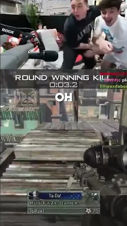 Lacy just hit his first ever trickshot with Rug on MW2 #lacy #mw2 #rug ...