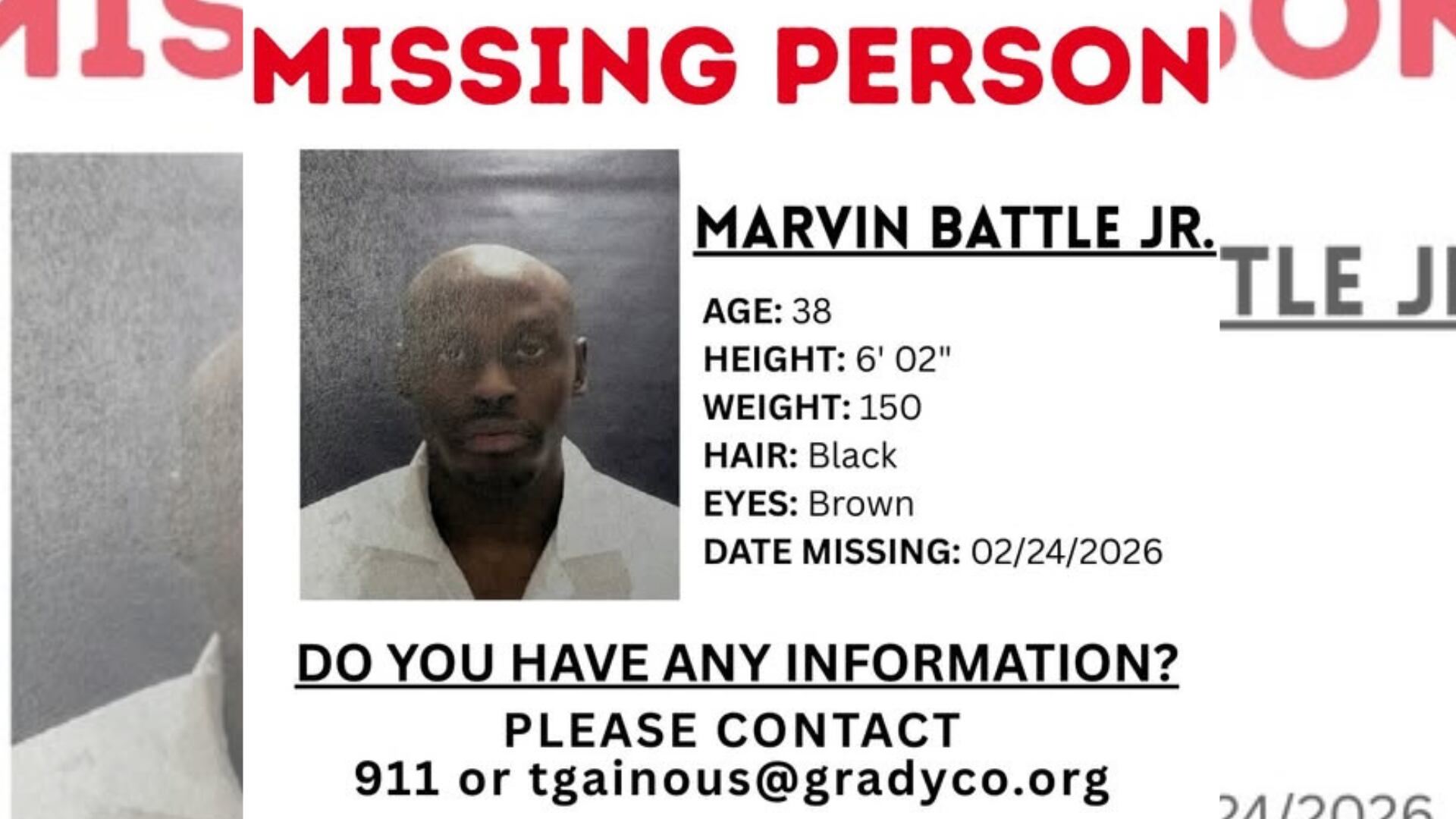 Grady County Sheriff’s Office searches for missing man with mental ...