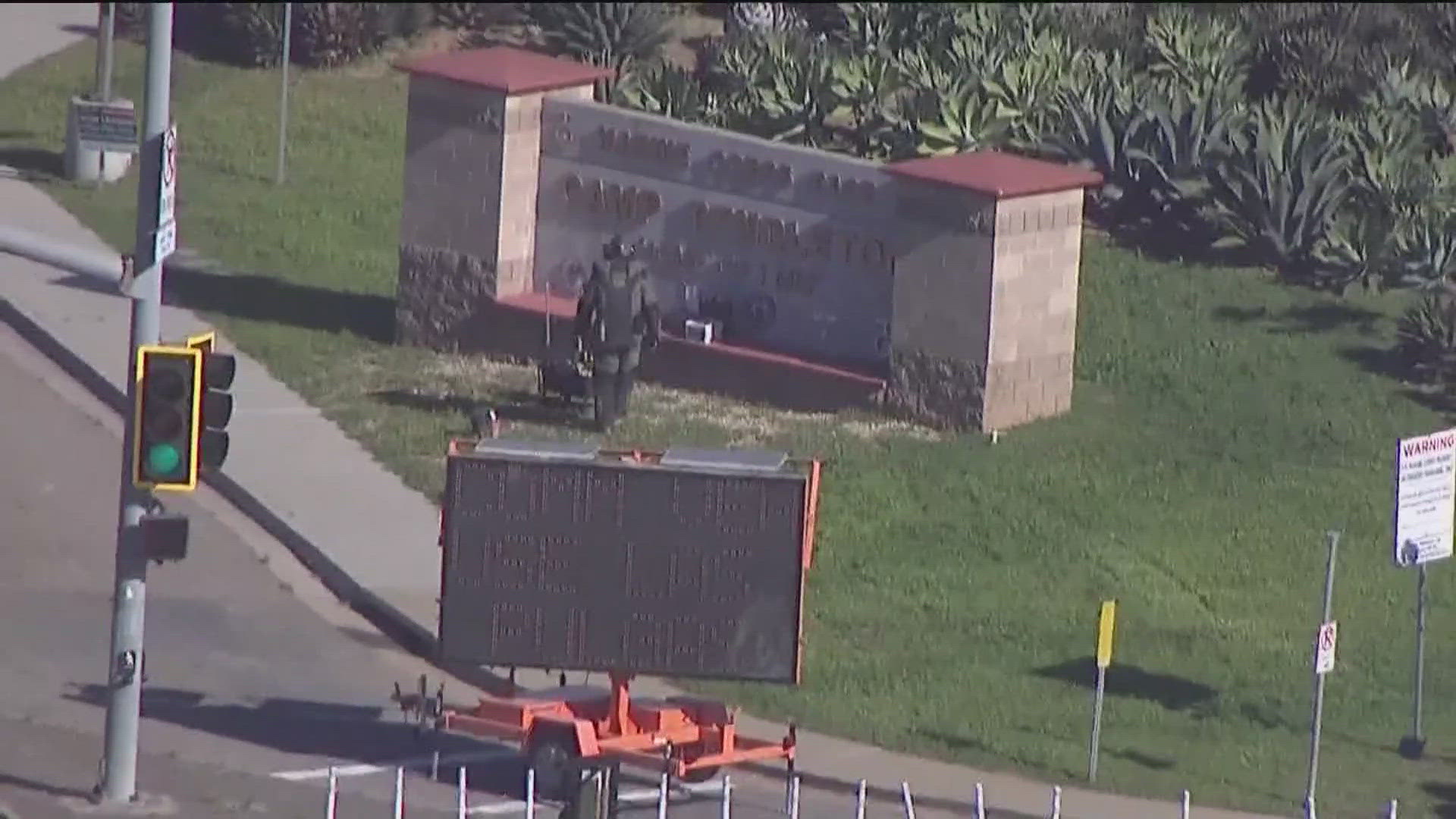 Camp Pendleton reopens main gate after hours-long closure for ...