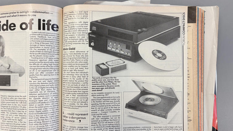 We look back at the very first CD players tested by What Hi-Fi? and the ...