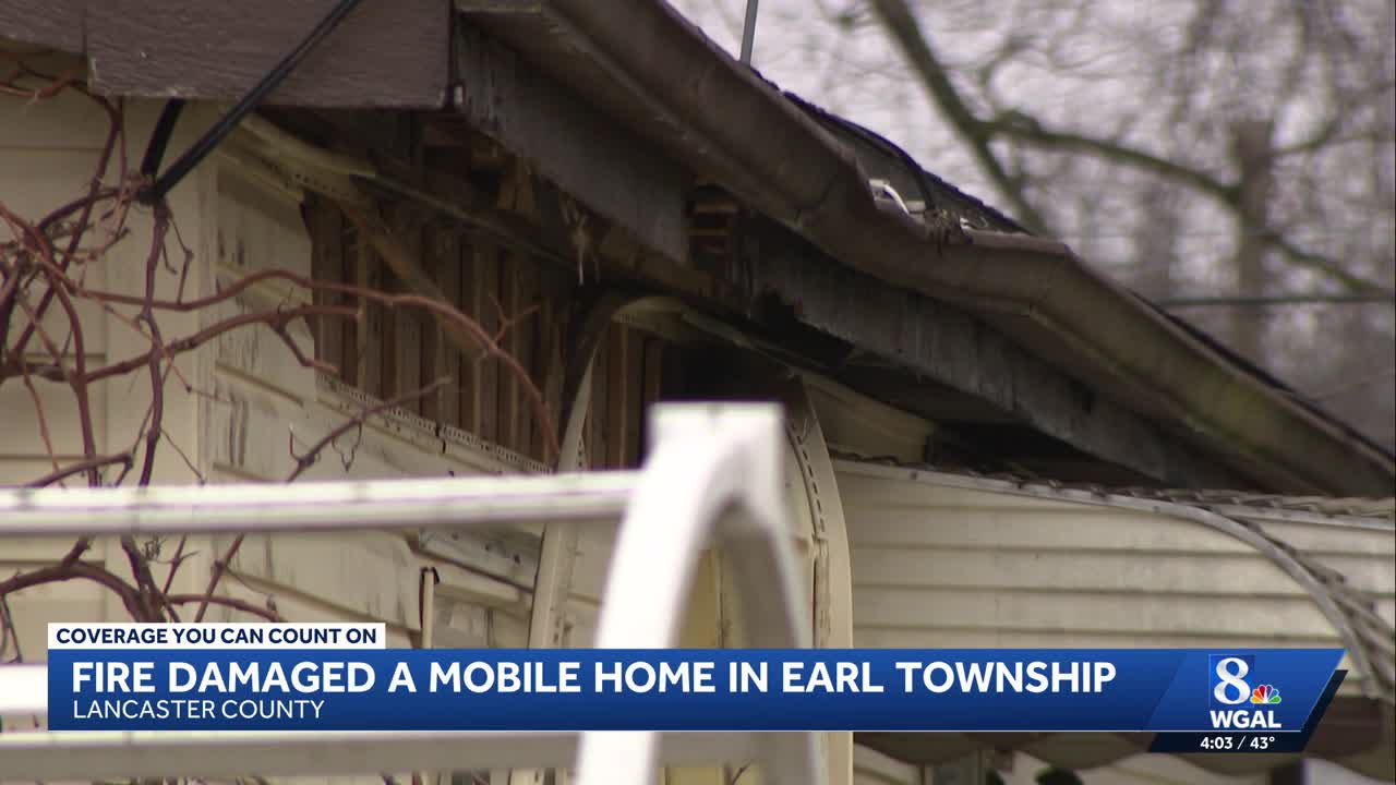 Lightning strike suspected in Lancaster County mobile home fire