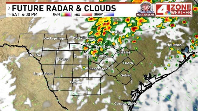 Severe weather threat as cold front pushes into region
