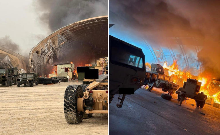 Pożar w amerykańskiej bazie wojskowej w ZEA