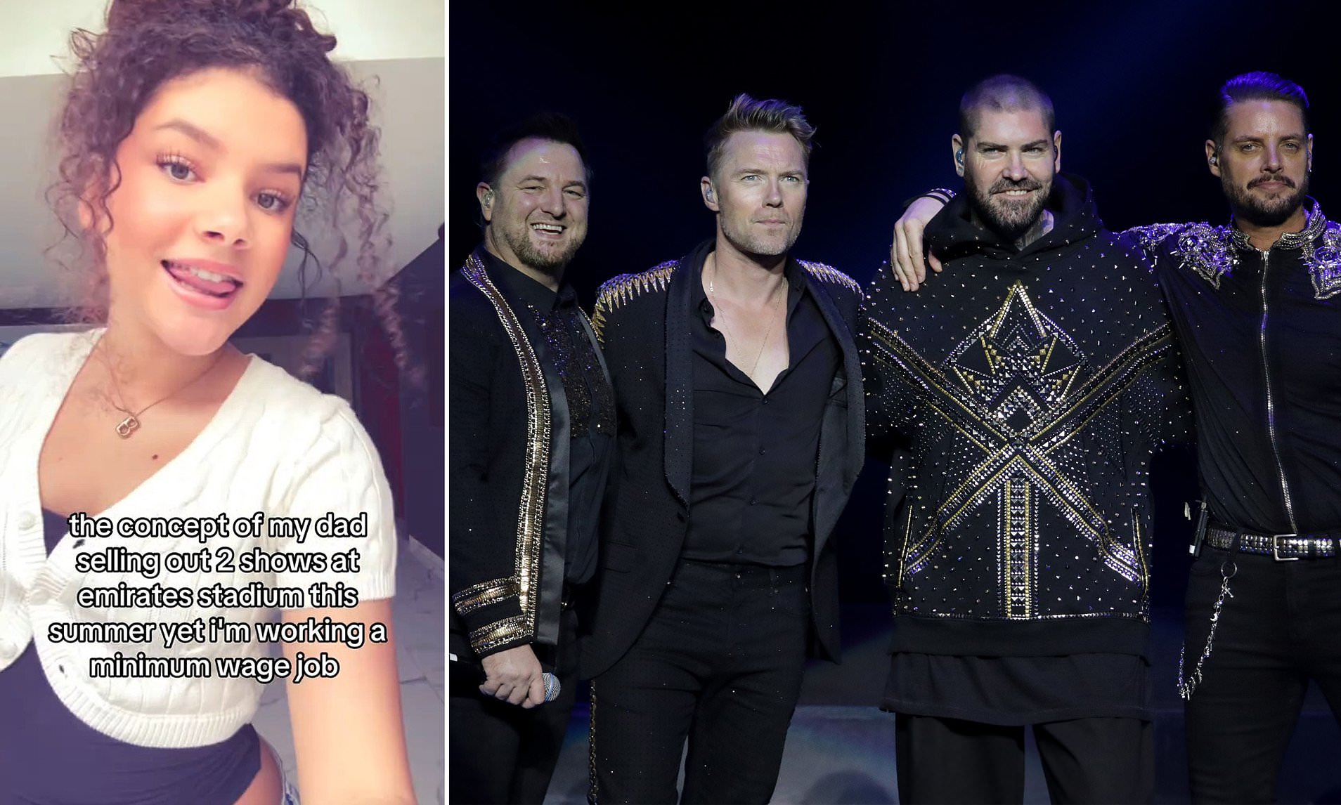 Shane Lynch's daughter Billie Rae complains about working minimum-wage ...
