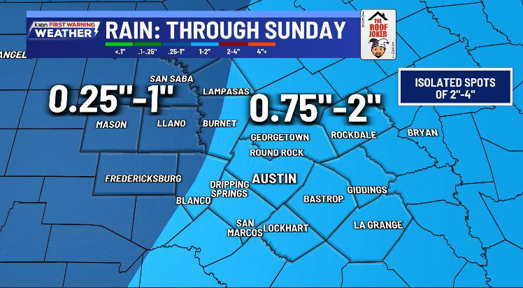 Rain and storms ramp up Saturday; ramp down Sunday