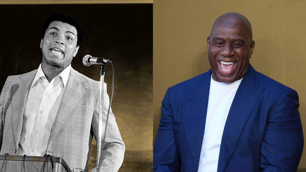 Magic Johnson says Muhammad Ali motivated him to get involved in the ...