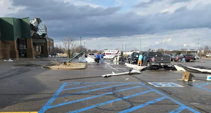 Community begins cleanup after devastating tornado in Three Rivers