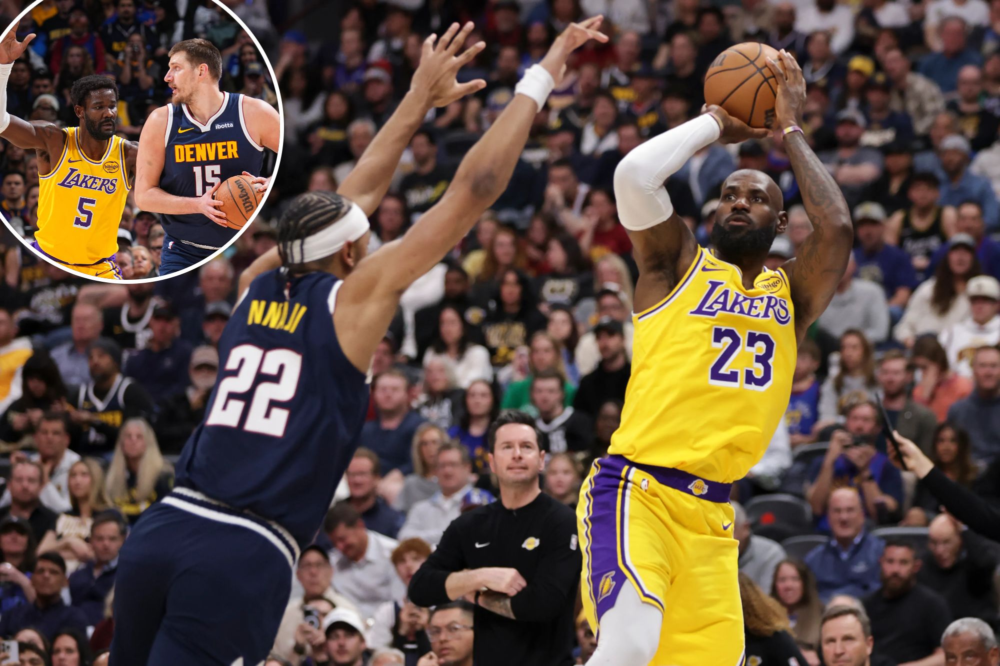 LeBron James, Deandre Ayton sitting out of Lakers vs. Pacers